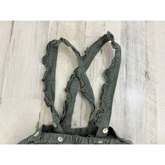 La Coqueta Green Pinafore Skirt Girls Sz 6 - Picture 15 of 15